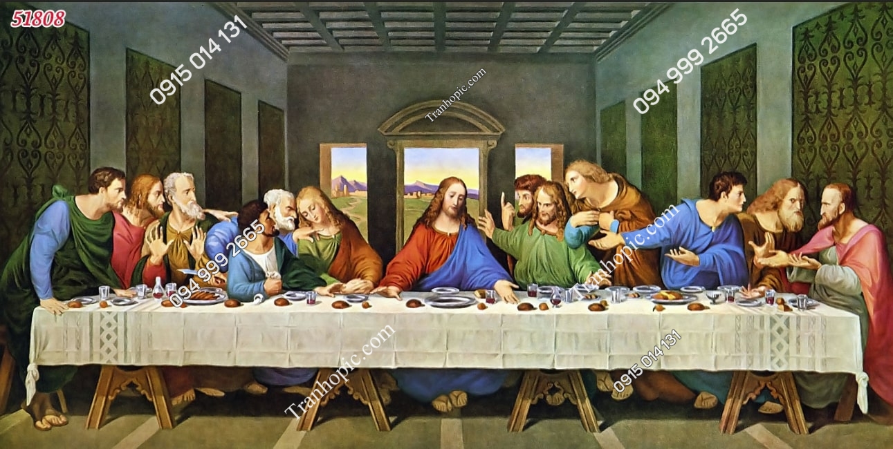 Tranh bữa tiệc của Chúa Giê Su 51808