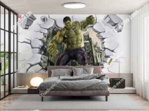 Tranh dán tường người khổng lồ xanh Hulk 52738