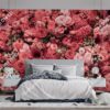 Tranh dán tường hoa hồng nhẹ nhàng dán phòng ngủ 342591827