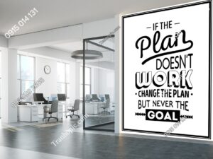 Tranh dán tường phòng làm việc if the plan 428466718