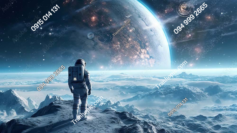 Tranh phi hành gia AB602079043