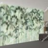 Tranh dán tường cây cao nhiệt đới kiểu vẽ 3008242519