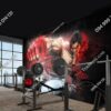 Tranh dán tường gym kiểu Street Fighter 28365023