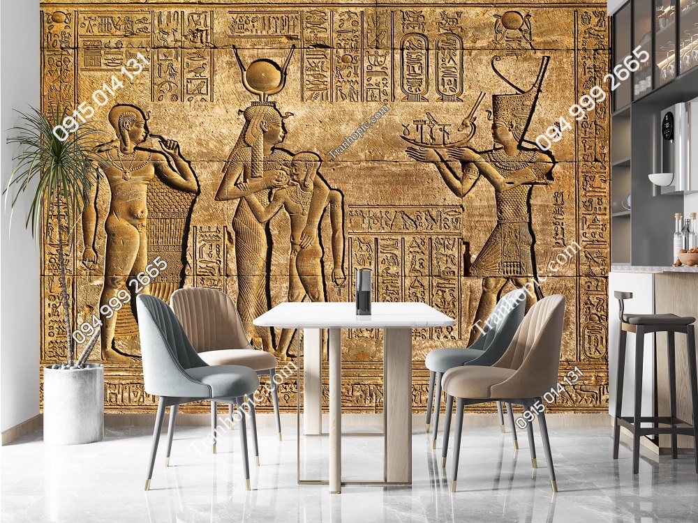 Tranh dán tường họa tiết Ai Cập cổ đại 241845641