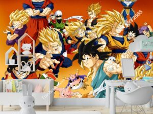 Tranh Dragon ball dán tường đẹp 585200