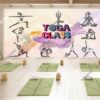 Tranh Yoga Class dán tường hiện đại đơn giản DM_29061355