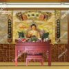 Tranh dán tường bàn thờ Phật 56620