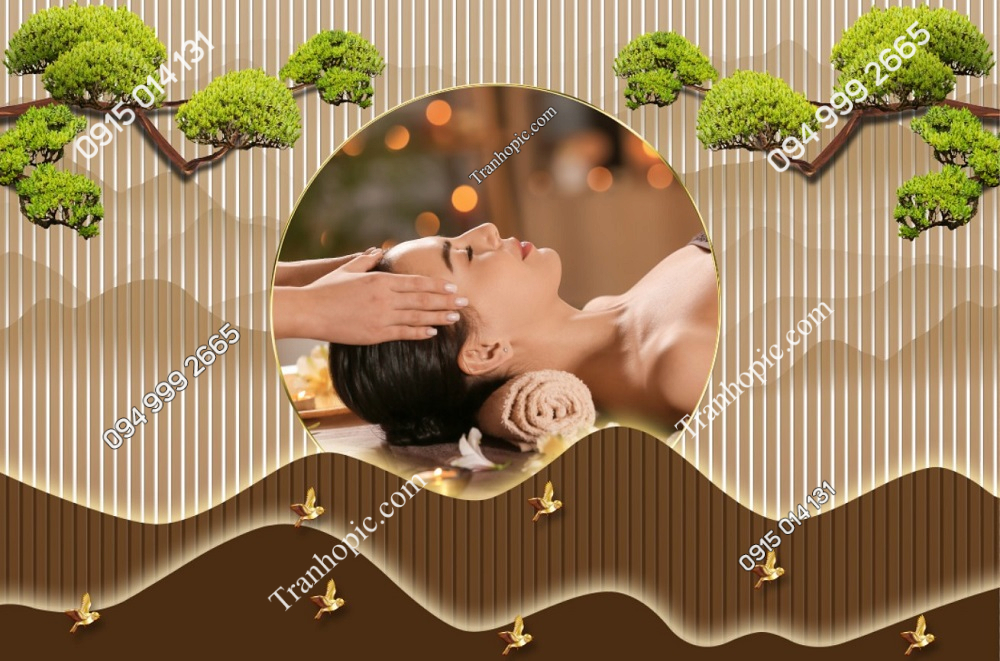 Tranh tiệm massage dưỡng sinh dán tường 2732024 (33)