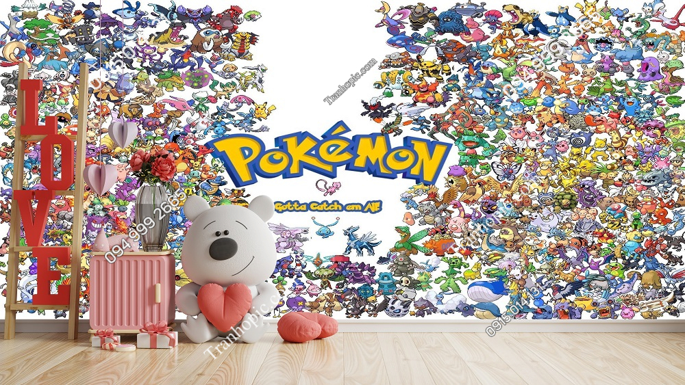 Decan dán tường tất cả các Pokemon Px8NUSM