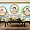 Tranh dán tường spa trị liệu dưỡng sinh DTK00016