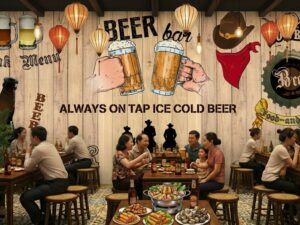 Tranh dán tường quán bia lẩu NP20190415230521347080
