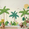 Tranh dán tường rừng cây cute trang trí phòng trẻ em AB487335188 demo