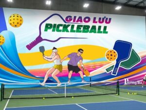 Tranh dán tường sân đánh Pikleball khổ lớn PK_11569060