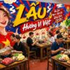 TRanh dán tường quán lẩu nướng hương vị việt NP202507262139302021091