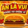 Tranh Ăn là Vui trang tí tường quán ăn nhanh GPTPT20261061