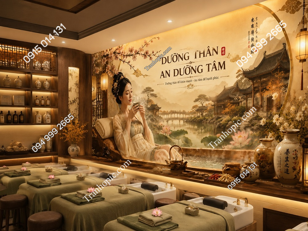 Tranh dán tường Dưỡng Thân – An Dưỡng Tâm GPTDS20261263