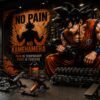 Tranh dán tường phòng gym phòng cách songoku dragonball GPTGYM202361